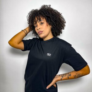 T-SHIRT PRETU MASSA SIMPLES